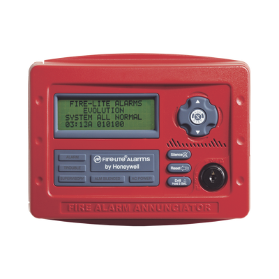 Anunciador Serial para Paneles Direccionables Fire-Lite, Color Rojo