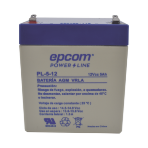 Batería 12 Vcc / 5 Ah / UL / Tecnolog...