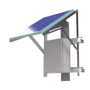 Montaje de Panel Solar para Poste Com...