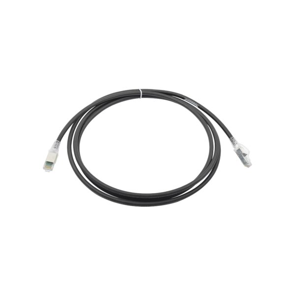 Patch Cord Z-MAX Cat6A S/FTP, CM/LS0H, 7ft, Color Negro