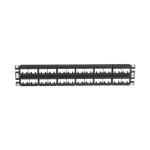 Panel de Parcheo Modular Mini-Com (Sin Conectores), Plano, Sin Blindaje, de 48 puertos, 2 UR