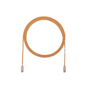 Cable de Parcheo TX6, UTP Cat6, Diámetro Reducido (28AWG), Color Naranja, 10ft