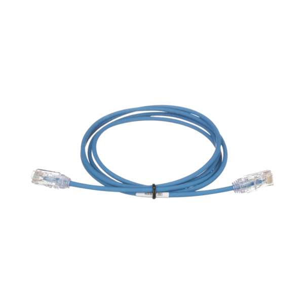 Cable de Parcheo TX6, UTP Cat6, Diámetro Reducido (28AWG), Color Azul, 6ft