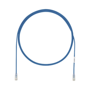 Cable de Parcheo UTP Cat6A, CM/LSZH, Diámetro Reducido (28AWG), Color Azul, 26 ft