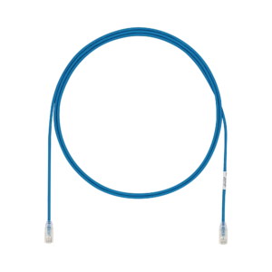 Cable de Parcheo UTP Cat6A, CM/LSZH, Diámetro Reducido (28AWG), Color Azul, 8ft