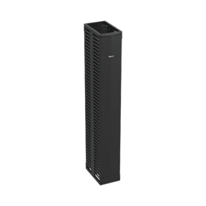Organizador Vertical PatchRunner™, Doble (Frontal y Posterior), Para Rack Abierto de 45 Unidades, 12in de Ancho, Color Negro