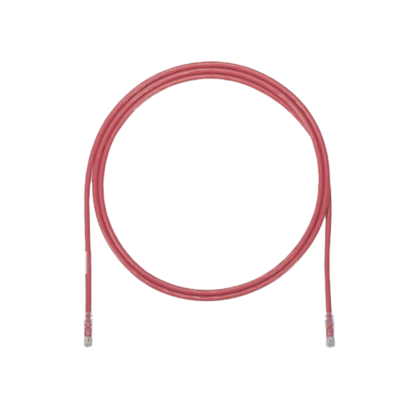 Cable de Parcheo UTP, Cat6A, 24 AWG, CM, Color Rojo, 17ft